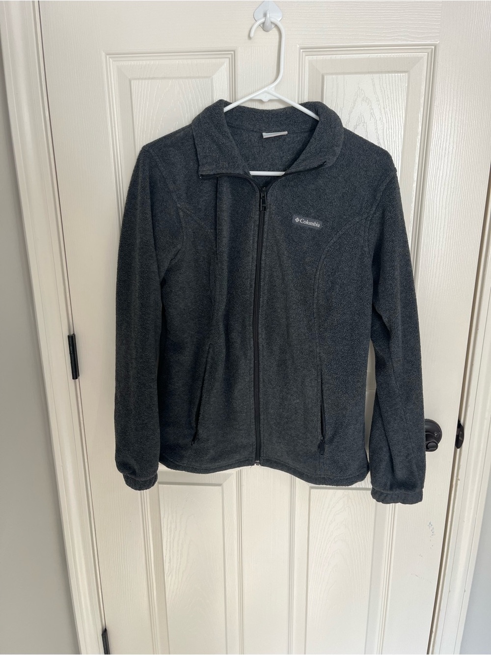 Columbia Dark Charcoal Full-Zip Fleece Jacket